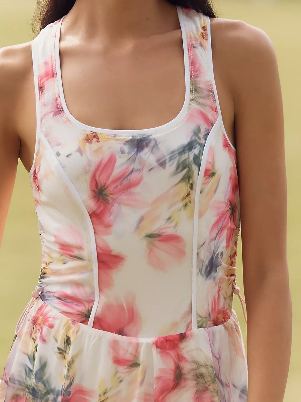 Daily Practice for Anthropologie Floral Active Romper | Size XL - NWT - Picture 4 of 5